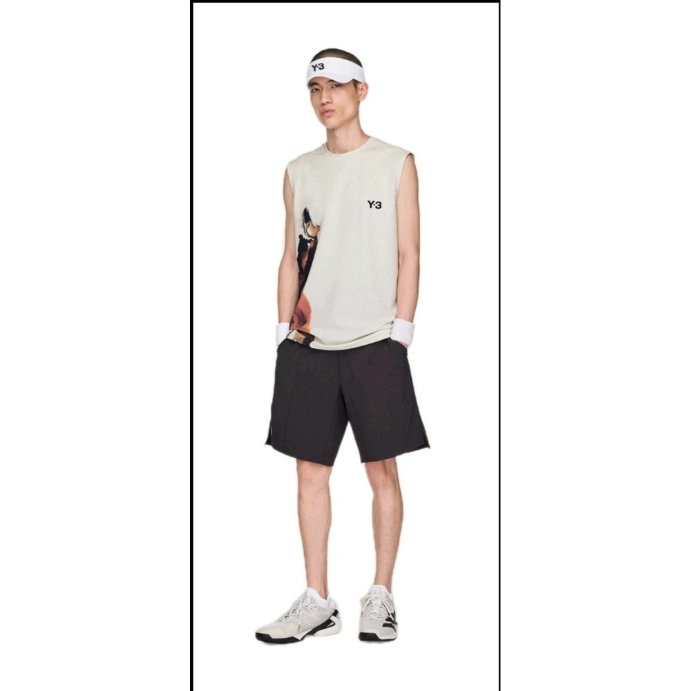 adidas Y-3 Tennis Pro FreeLift Tee Sports Tank Top Training JN3000 Men's XL NWT - Picture 5 of 10